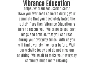 vibranceeducation