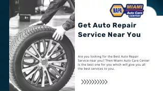 get auto repair service near you