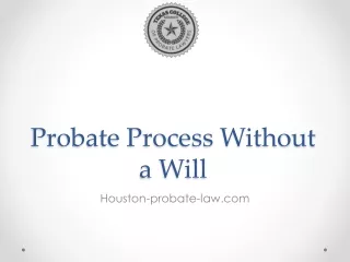 probate process without a will