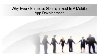 Why Every Business Should Invest In A Mobile App Development | Versatile Mobitec