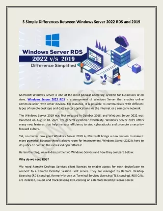 5 simple differences between windows server 2022
