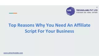 Top Reasons Why You Need An Affiliate Script For Your Business