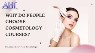 Why Do People Choose Cosmetology Courses