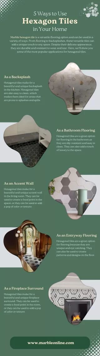 5 Ways to Use Hexagon Tiles in Your Home