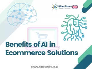 Benefits of AI in Ecommerce Solutions