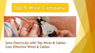 Top 5 Wire Company