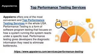 Top Performance Testing Services
