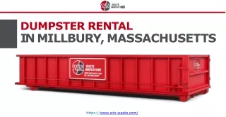 Hire the best dumpster rental in Millbury, Massachusetts at WIN Waste Innovations!
