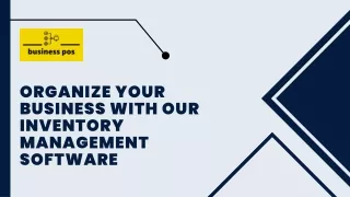 Warehouse Inventory Management System – Business Pos