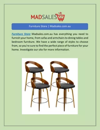 Furniture Store | Madsales.com.au