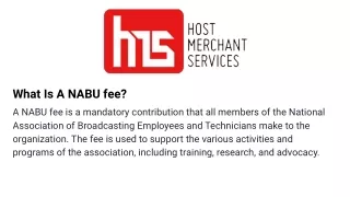 what is a nabu fee