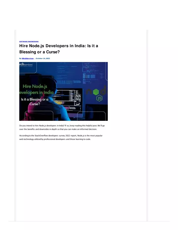 software engineering hire node js developers