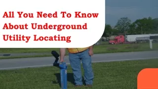 All You Need To Know About Underground Utility Locating