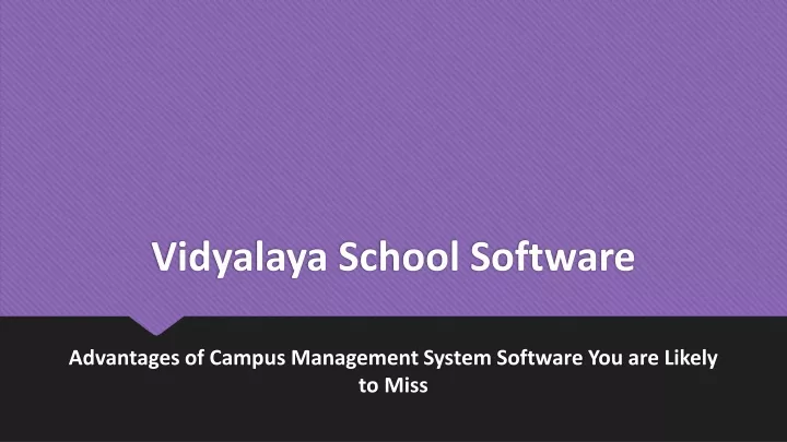 vidyalaya school software