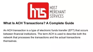 what is ach transactions a complete guide