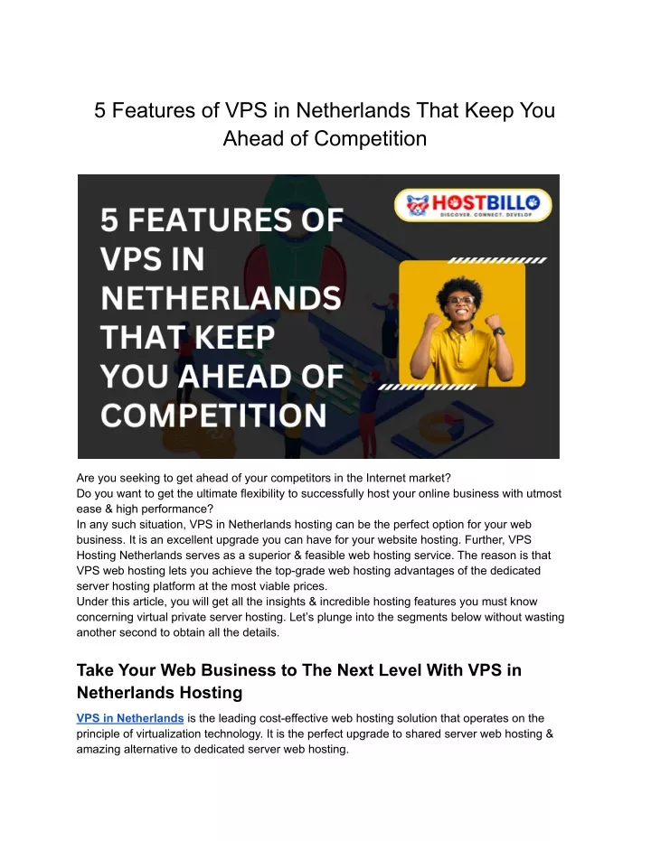 5 features of vps in netherlands that keep