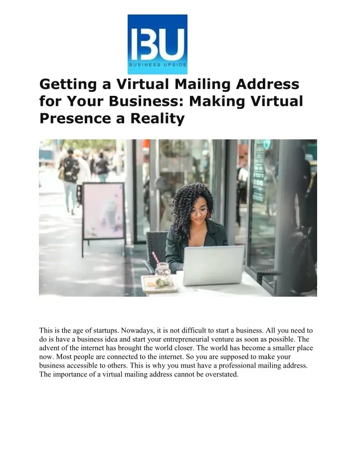 getting a virtual mailing address for your