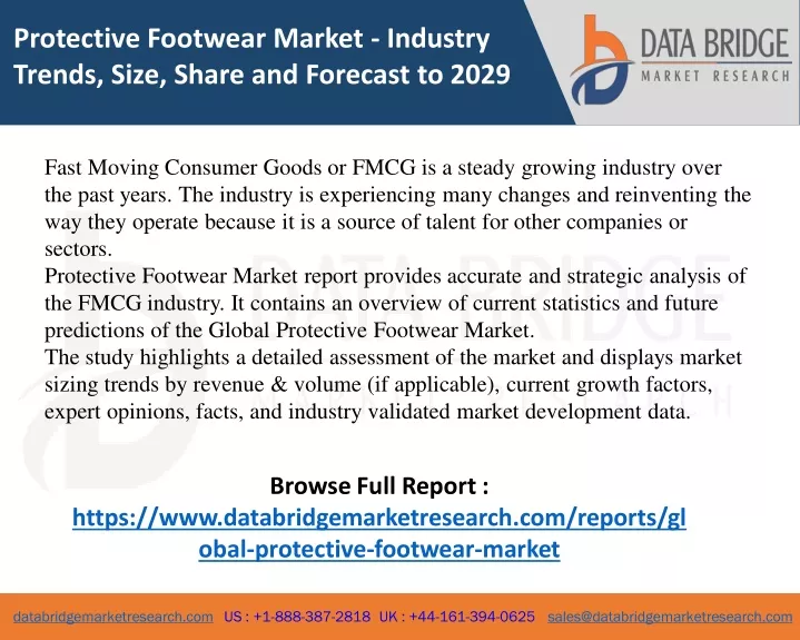 protective footwear market industry trends size