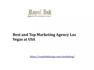 Top Marketing Agency Las Vegas