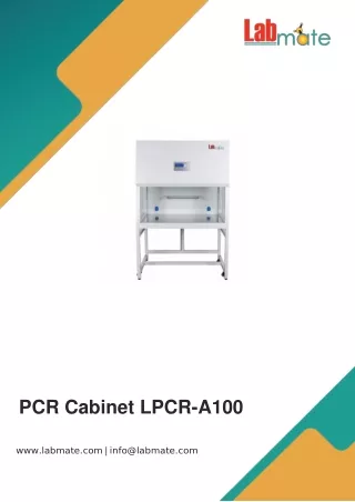 pcr cabinet lpcr a100