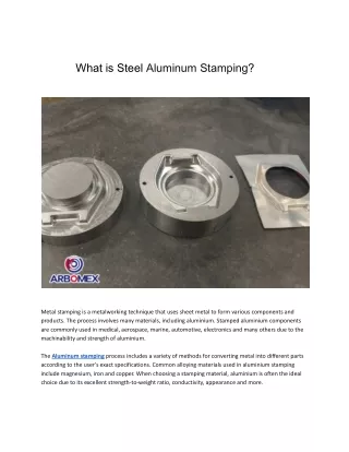 What is Steel Aluminum Stamping_