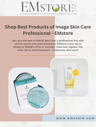 Shop Best Products of Image Skin Care Professional - EMstore
