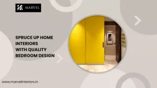 Spruce Up Home Interiors with Quality Bedroom Design