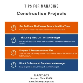 Construction Project Management Tips - Istrom Group