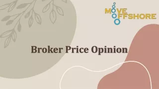 Broker Price Opinion