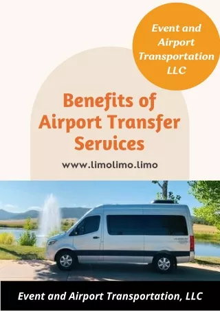 Benefits of Airport Transfer Services - Denver International Airport