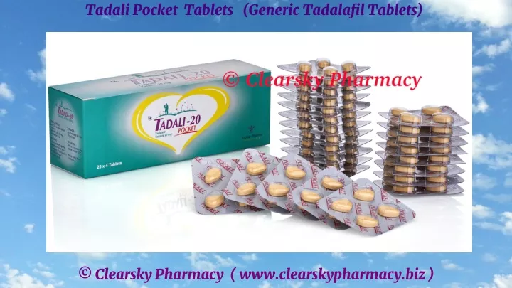 tadali pocket tablets generic tadalafil tablets