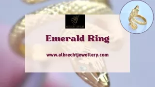 Buy Emerald Ring at the best price from Albrecht Jewellery