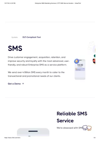 Enterprise SMS Marketing Services _ OTP SMS Service Solution – ValueFirst