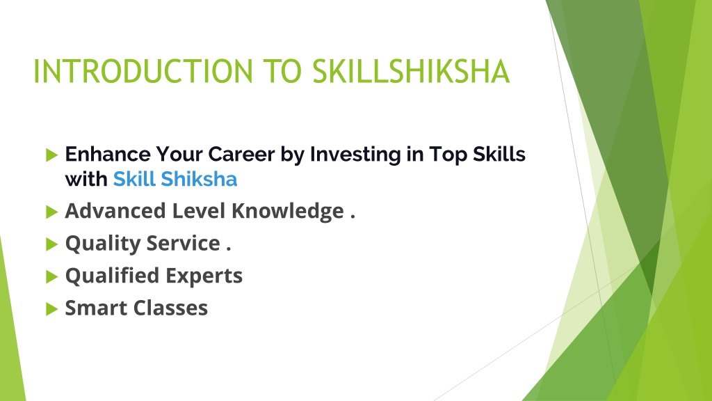 PPT - INTRODUCTION TO SKILLSHIKSHA " LEARN ANYTIME, ANYWHERE ...