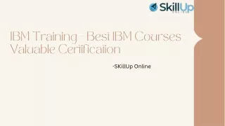 IBM Training - Best IBM Courses Valuable Certification