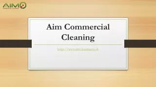 Commercial Window Cleaning London | Aimcleaning.co.uk