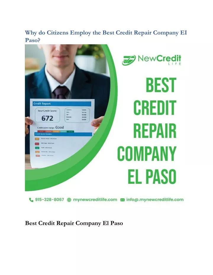 why do citizens employ the best credit repair