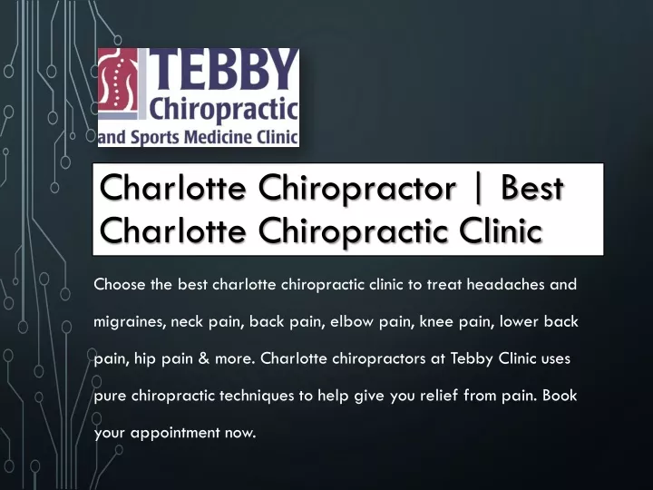 charlotte chiropractor best charlotte chiropractic clinic