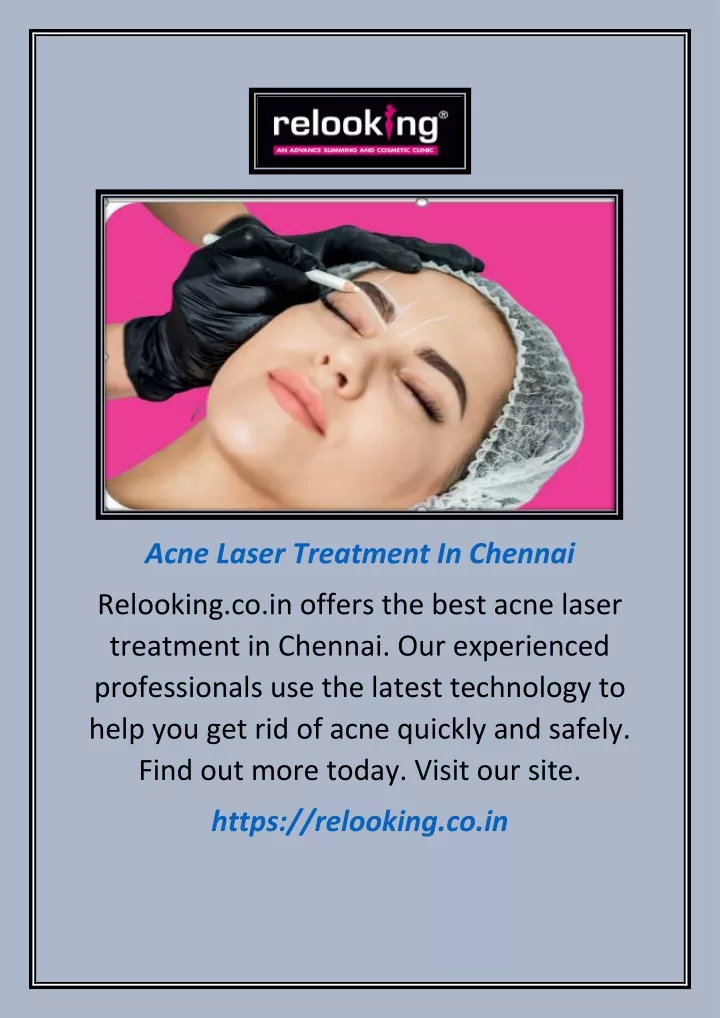 acne laser treatment in chennai