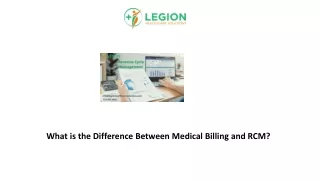 what is the difference between medical billing