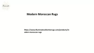 Modern Moroccan Rugs Illuminatecollectiverugs.com..