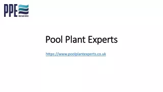 Swimming Pool Servicing | Poolplantexperts.co.uk