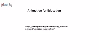 Animation for Education Prismartglobal.com.....