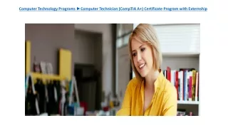 computer technology programs computer technician
