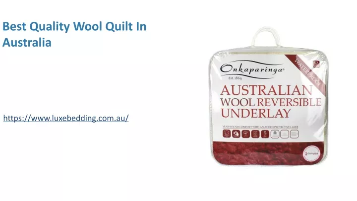 best quality wool quilt in australia