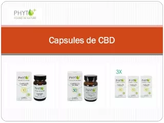 capsules de cbd