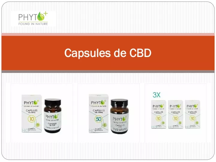 capsules de cbd