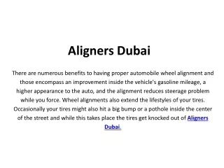 aligners dubai