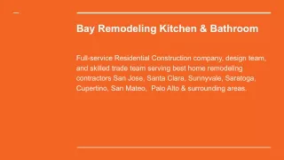 Bay Remodeling Kitchen & Bathroom