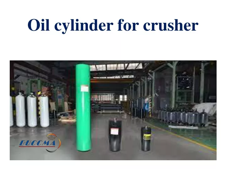 oil cylinder for crusher